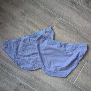 NWOT Liz Claiborne Lizwear Pair of x2 Classic Bikini Underwear Panties MEDIUM